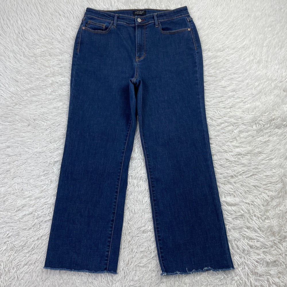 Judy Blue Pants Womens 15/32 Blue High Rise Vintage Back Darts Detail Straight
